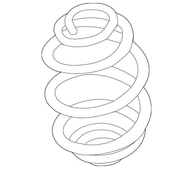 Genuine BMW 33536785088 Coil Spring FREE Shipping on Most