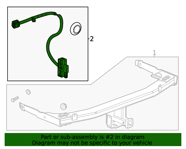 42736371 Trailer Wiring Harness 20202024 GM GMPartsNow