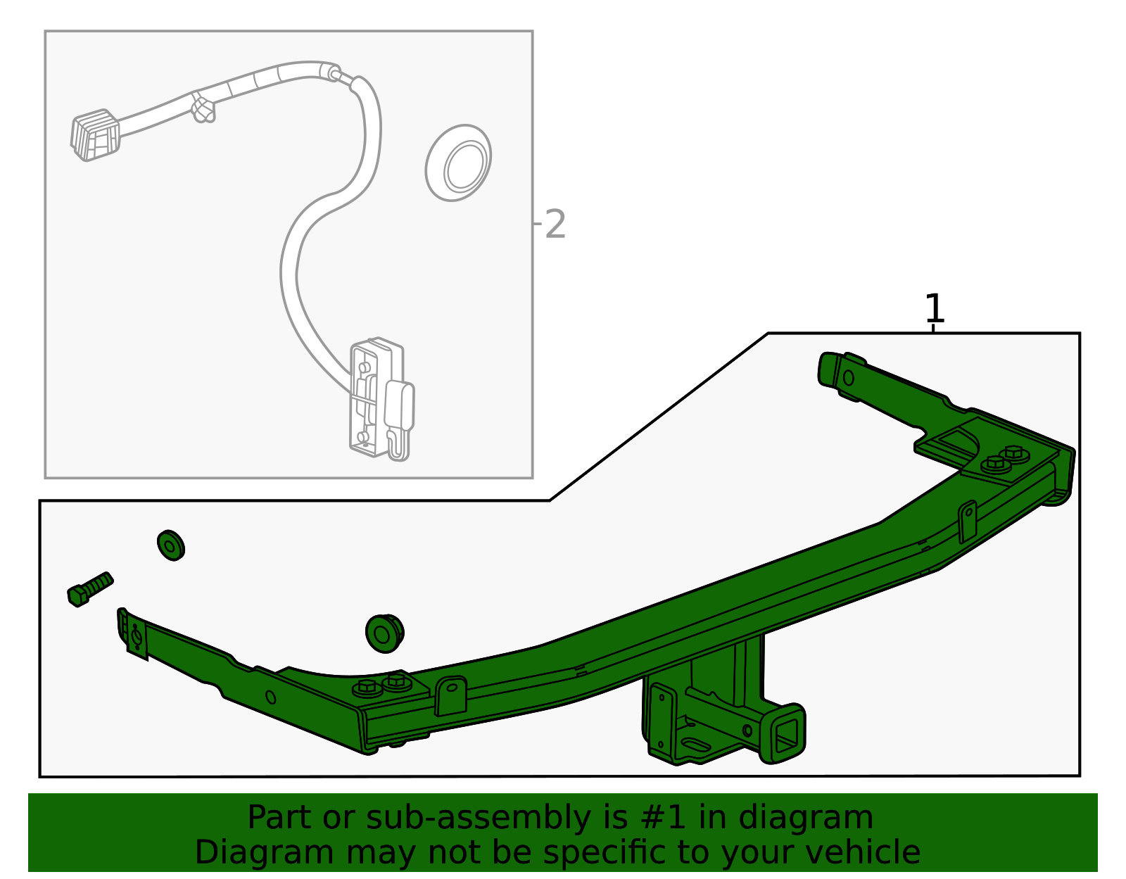 2020-2025 GM Trailer Hitch Package, 1, 500lb Capacity 60003508 GM ...