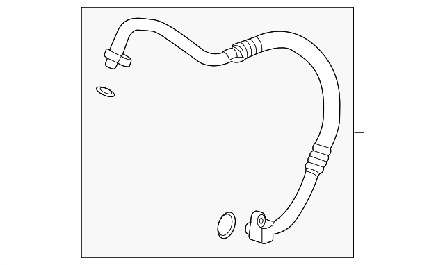 2020-2024 GM Air Conditioning Compressor Hose 60008239 | GM Parts  