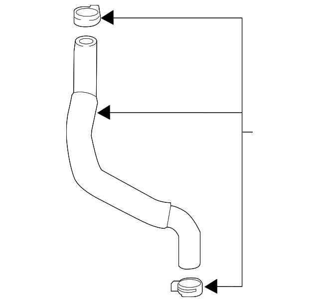 20202021 Chevrolet Bolt EV Auxiliary Heater Inlet Hose 42696981 Auto