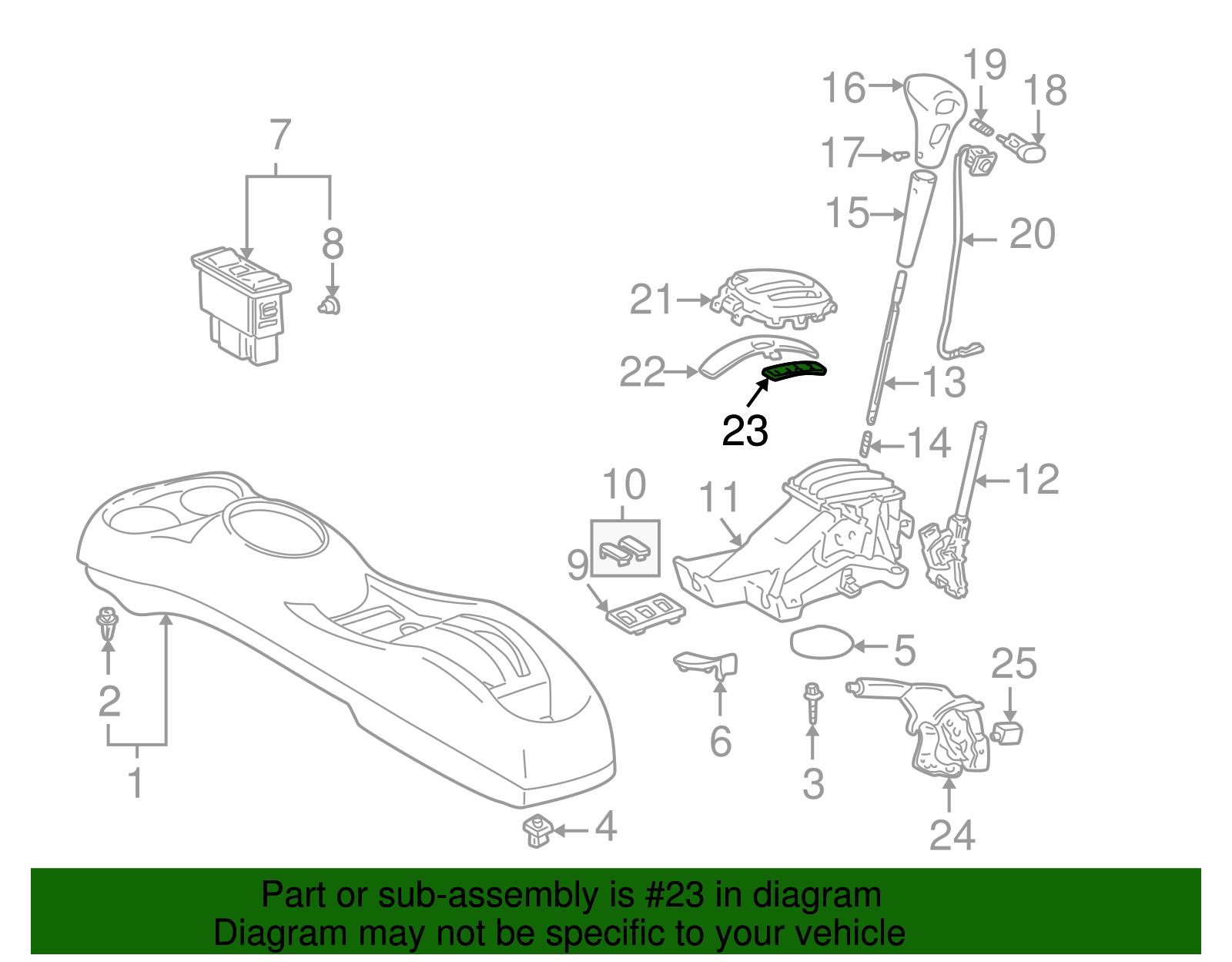 Indicator Housing Plate - Scion (35921-52020)
