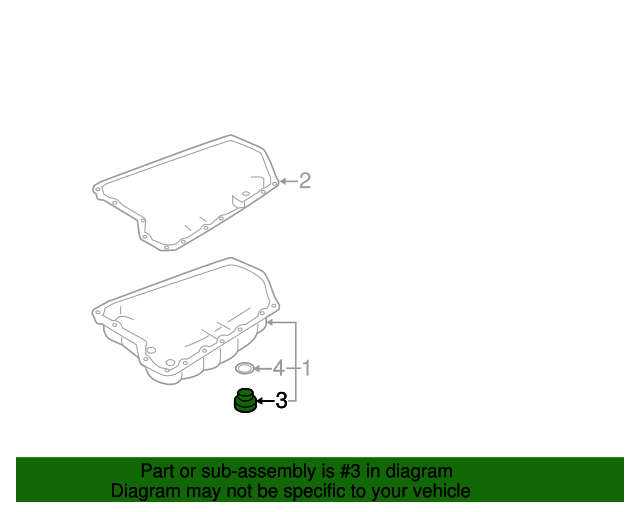 20042014 Nissan Drain Plug 313051XA01 Nissan Parts Plus