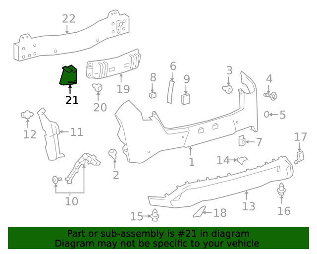 20192023 Lexus Bumper Cover Reinforcement 5218776020