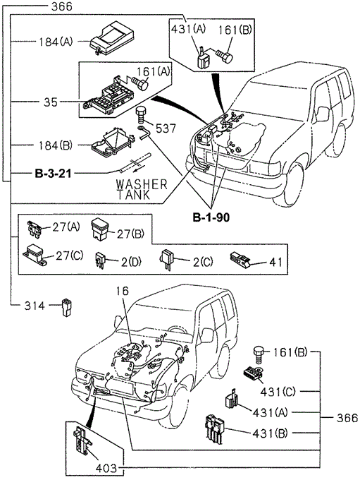 Acura Slx Wire Harness