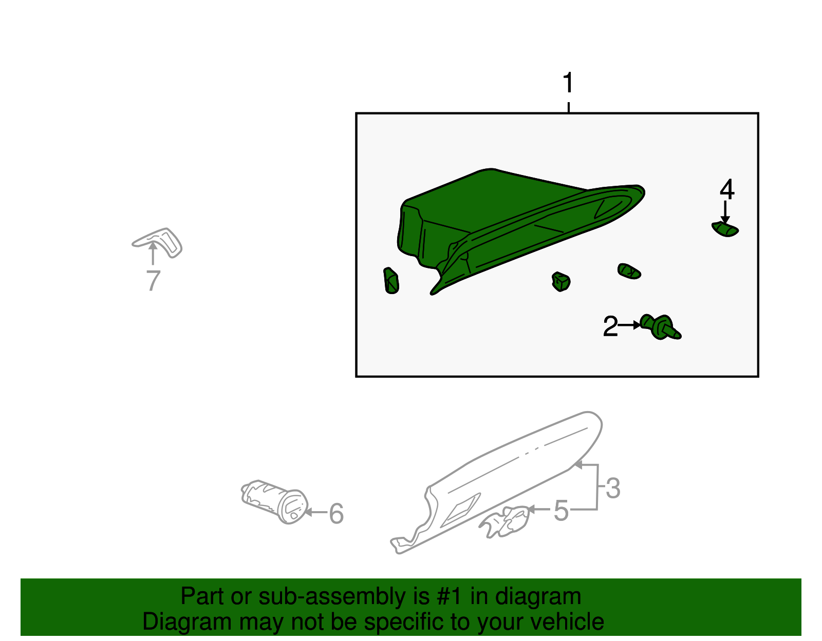 Glove Box - Buick (25713937)