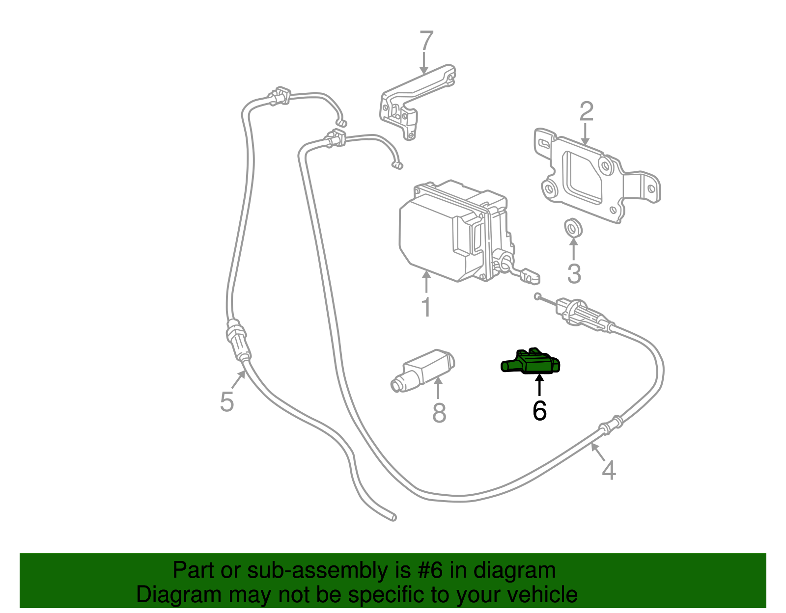 Cable Clip - GM (25643442)