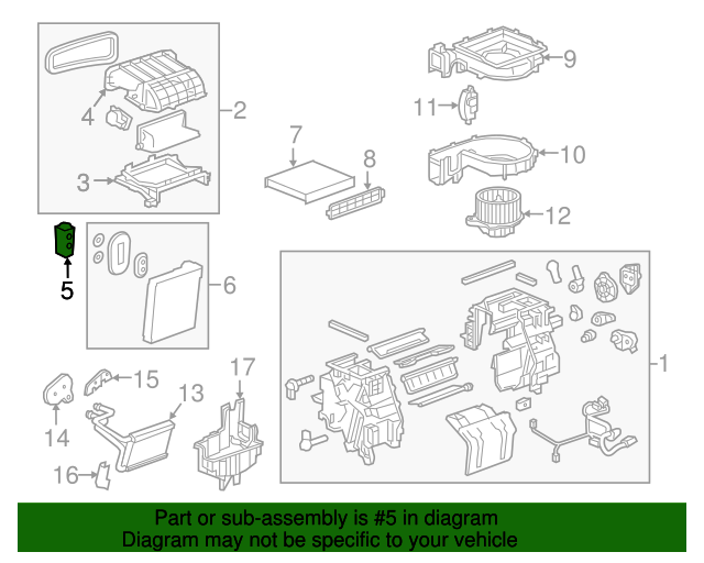 20202022 Chevrolet Air Conditioning Evaporator Thermal Expansion Valve