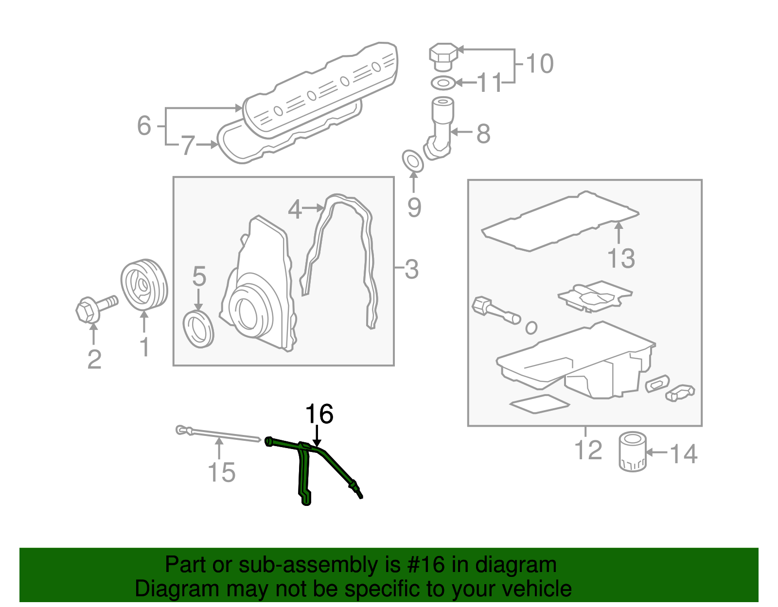 Engine Oil Level Indicator Tube - GM (12584738)
