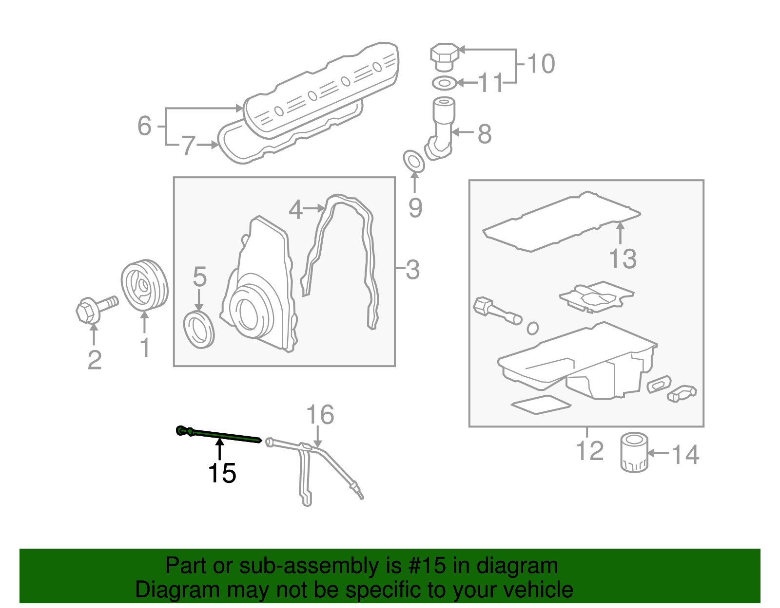 Engine Oil Dipstick - GM (12603506)