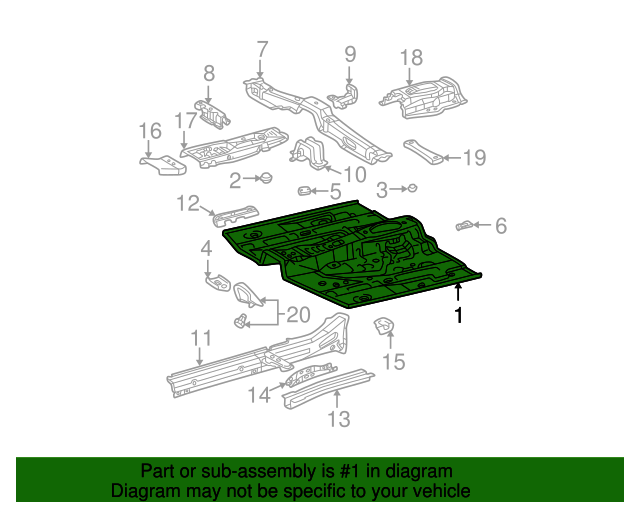 Acme Auto Headlining 64-1208-6519B Light Green Replacement Headliner Oldsmobile 98 4 Door Sedan 6 Bows