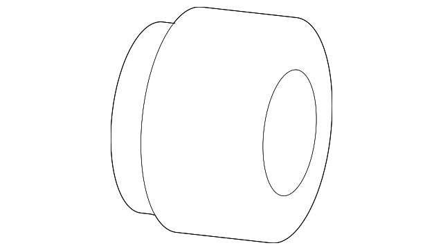 Black Air Conditioning Service Valve Fitting Cap - GM (52471377)