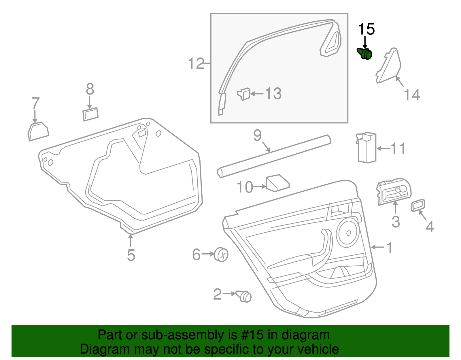 Multi-Purpose Retainer - Buick (90459628)