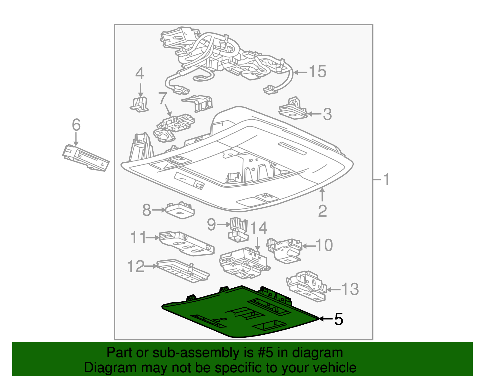 Trim Plate - GM (84435122)