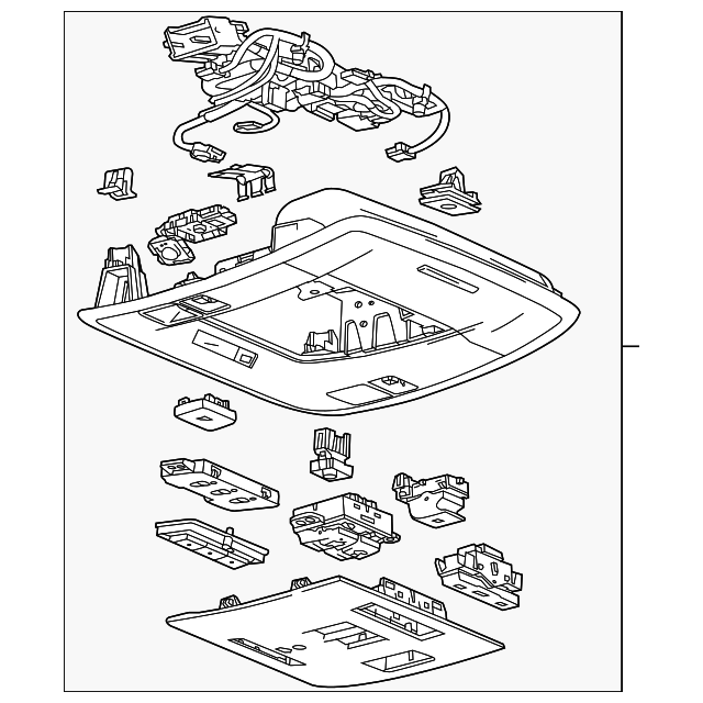 Shale Roof Console - GM (84456901)