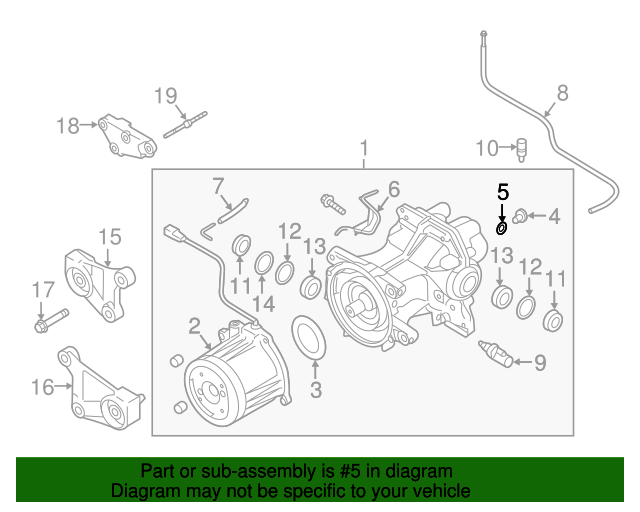 19902023 Mazda Drain Plug Washer 995641800 MazdaParts