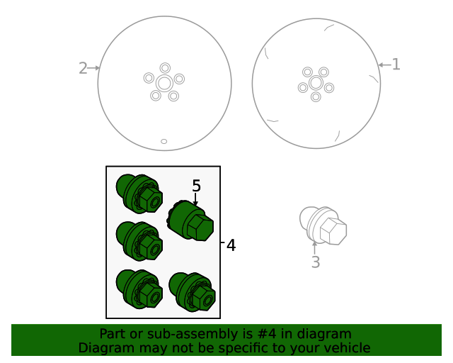 20202023 Land Rover Wheel Lock Kit LR137573 OEM Parts Online