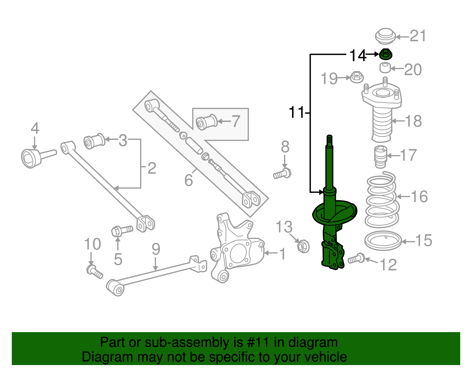 Strut - Toyota (48540-A9400)
