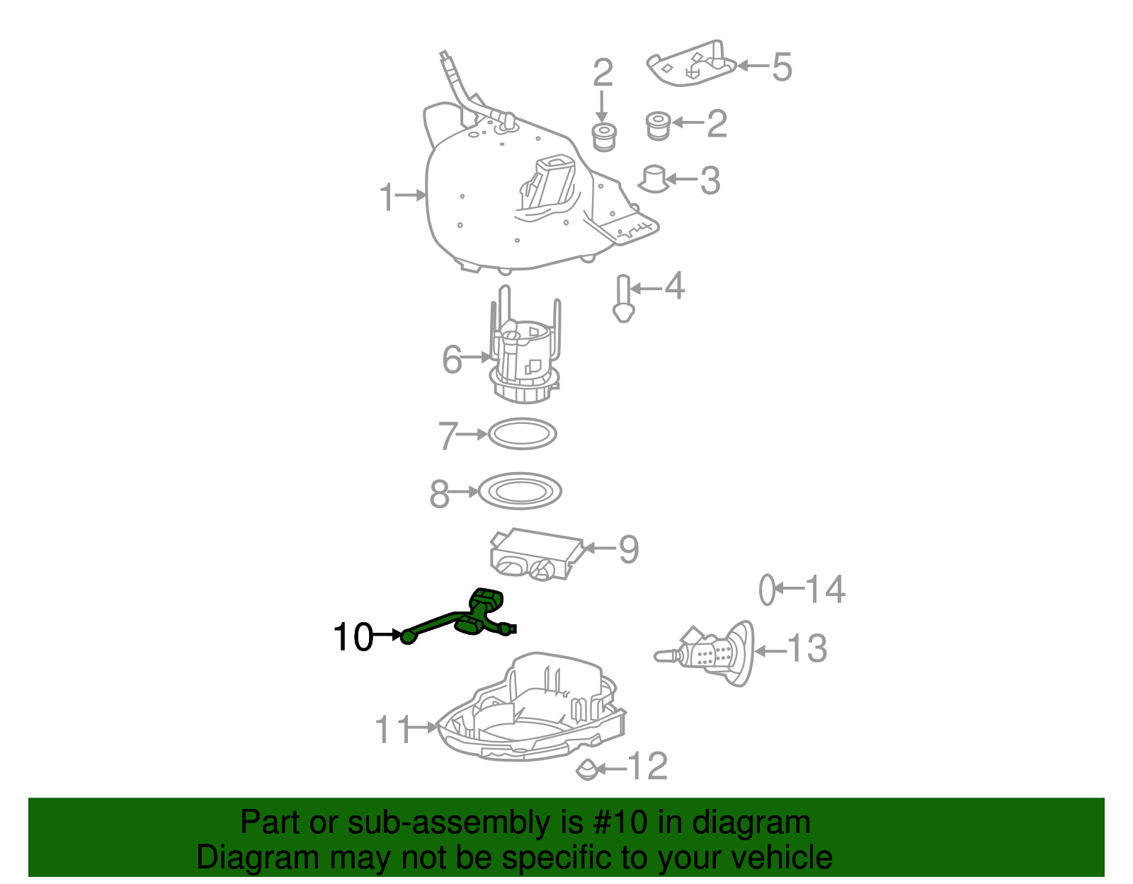 thumbnail image 2 of GM OEM DEF Tank Kit With Filter, Sensor & Heater - Diesel Exhaust Fluid System 2 of 6