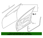 00 Nissan Door Shell Hole Cover 641 W5000 Tascaparts Com