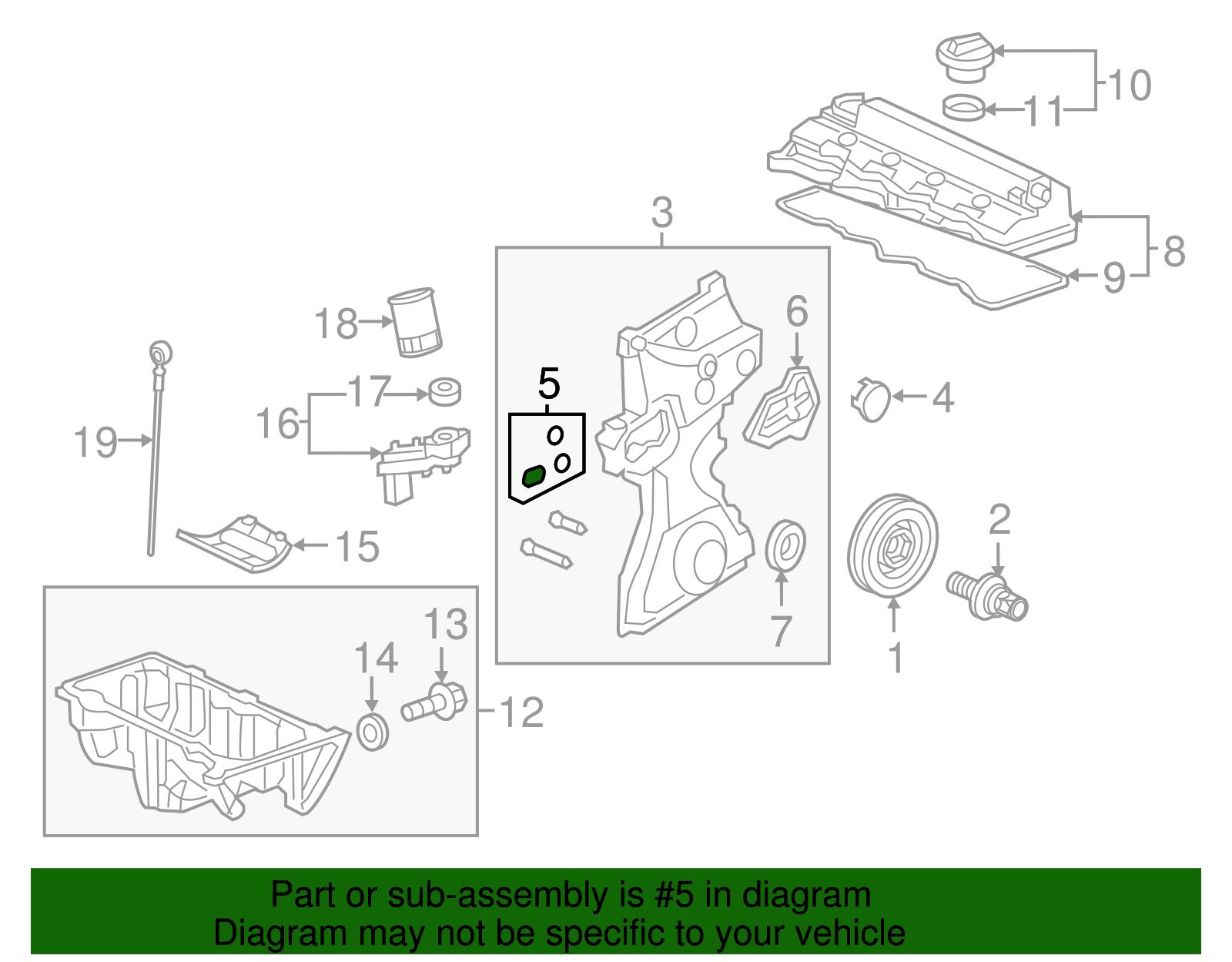 15101-RNA-A00 - 2006-2022 Honda - O-Ring Set Oil Pump | Honda Parts Guys