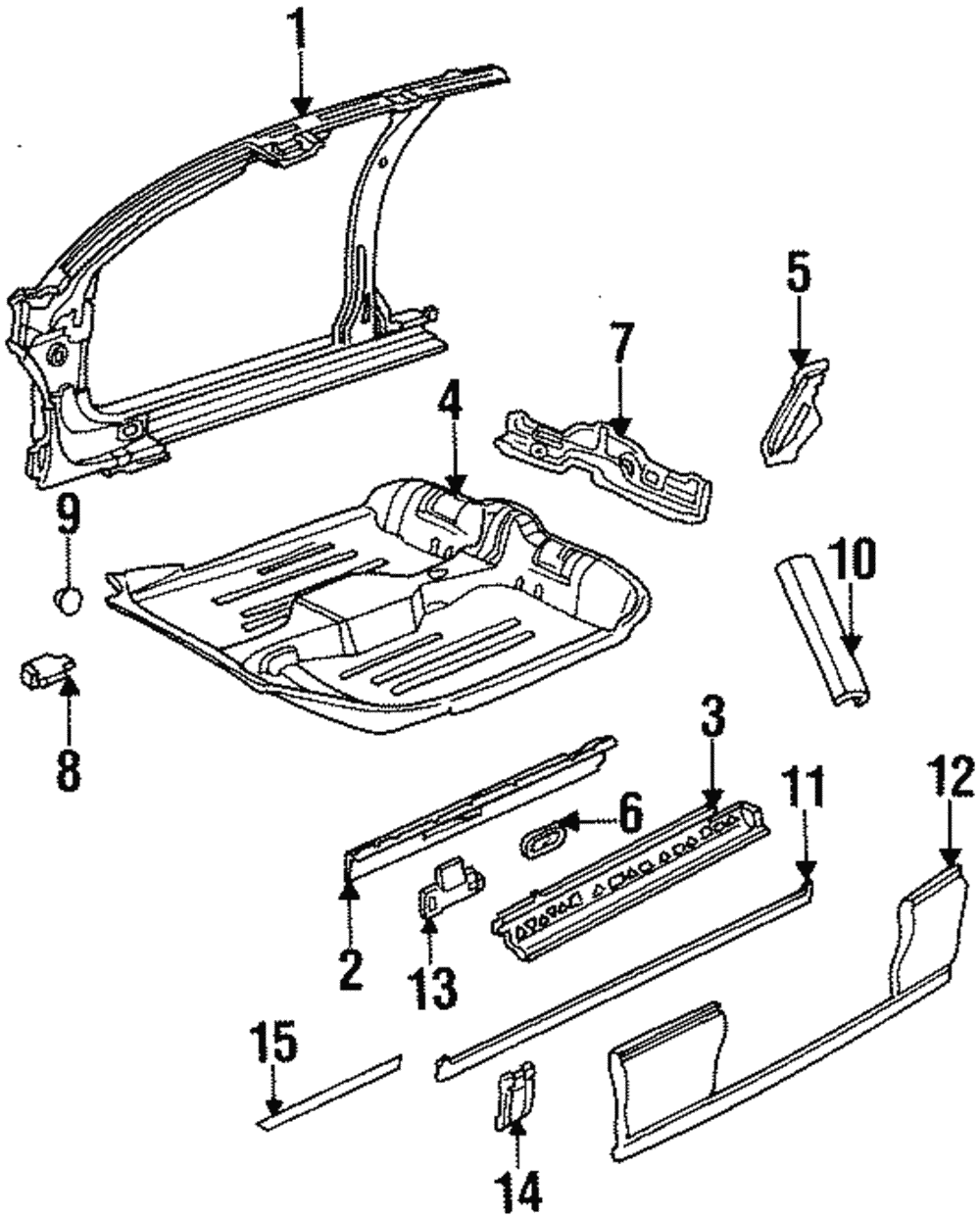 Molding Kit, Rkr Panel-Left-hand - GM (12360859)
