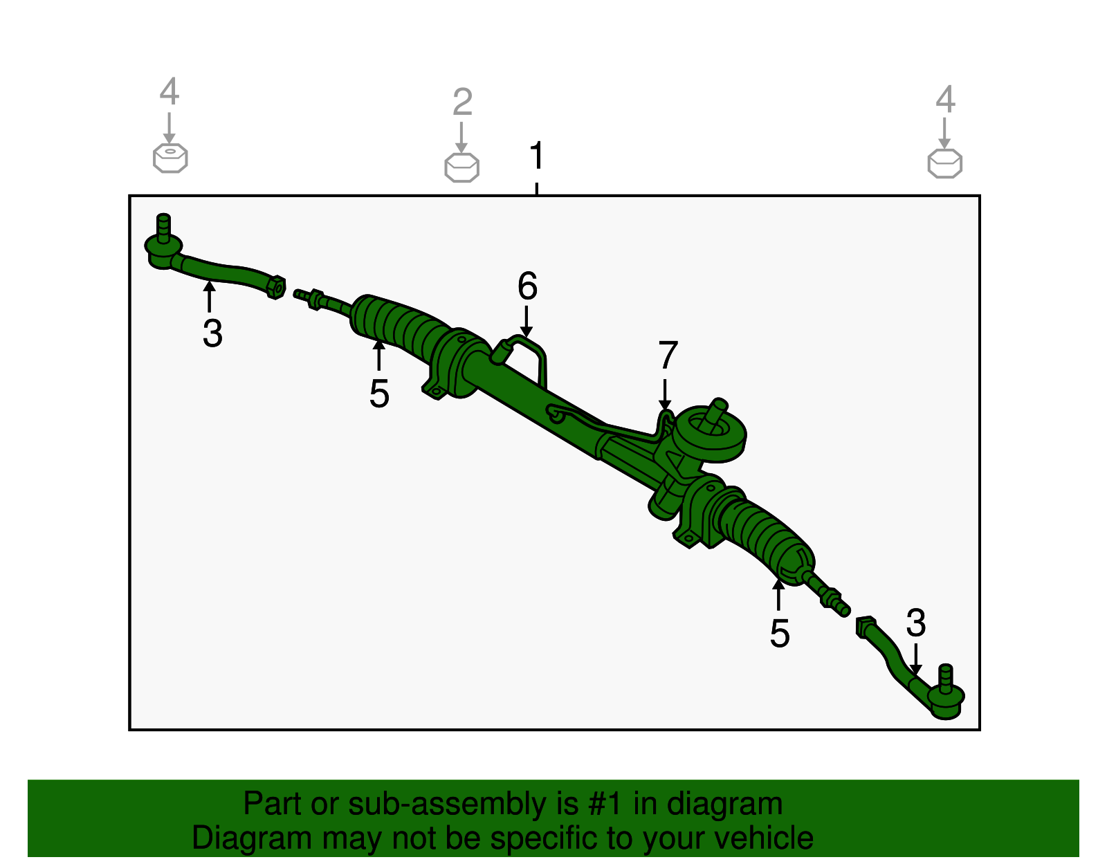 Steering Gear Assembly - GM (95918421)