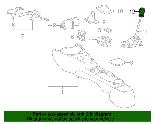 Shift Knob Toyota (3350452200C0) Boch Toyota South