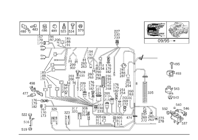 1990-2004 Mercedes-Benz Fuse Box 002-545-10-01 | Mercedes-Benz Parts