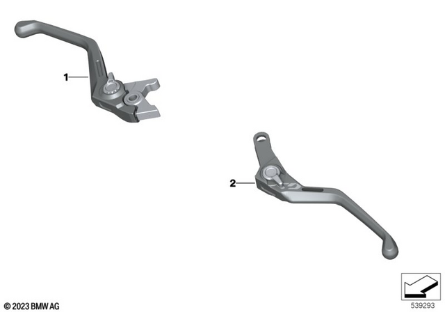 77227914743 - Kupplungshebel 2023-2024 BMW-Motorrad | BMW Motorrad USA
