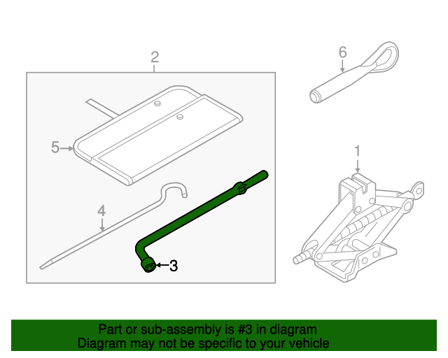 995450U000 Wheel Lug Wrench 20032023 Nissan Nissan OEM Parts Direct