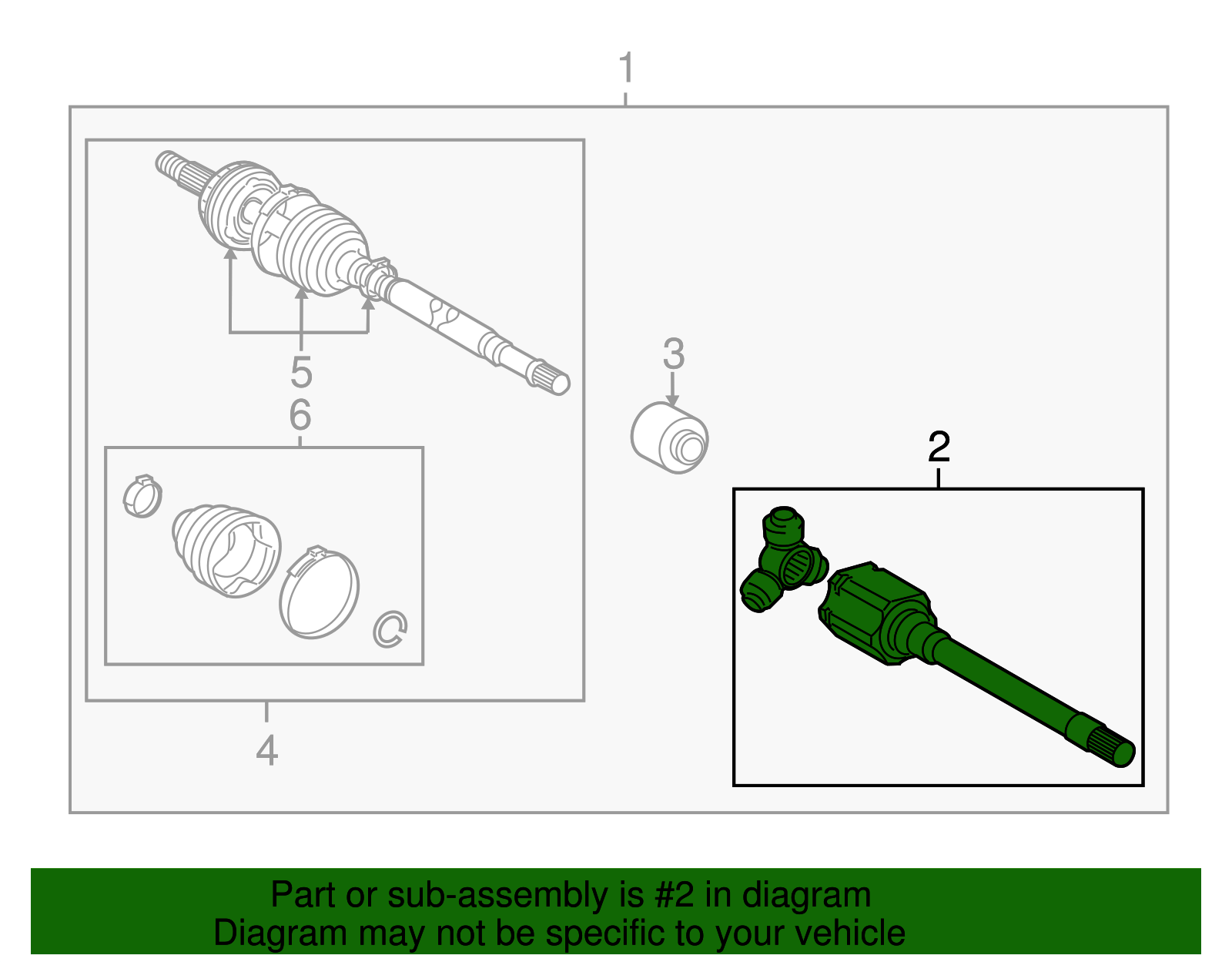 Inner Joint Assembly - Toyota (43030-0W060)