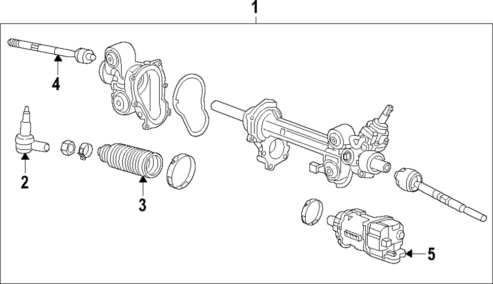Driver Side Steering Linkage Outer Tie Rod - GM (87860040)