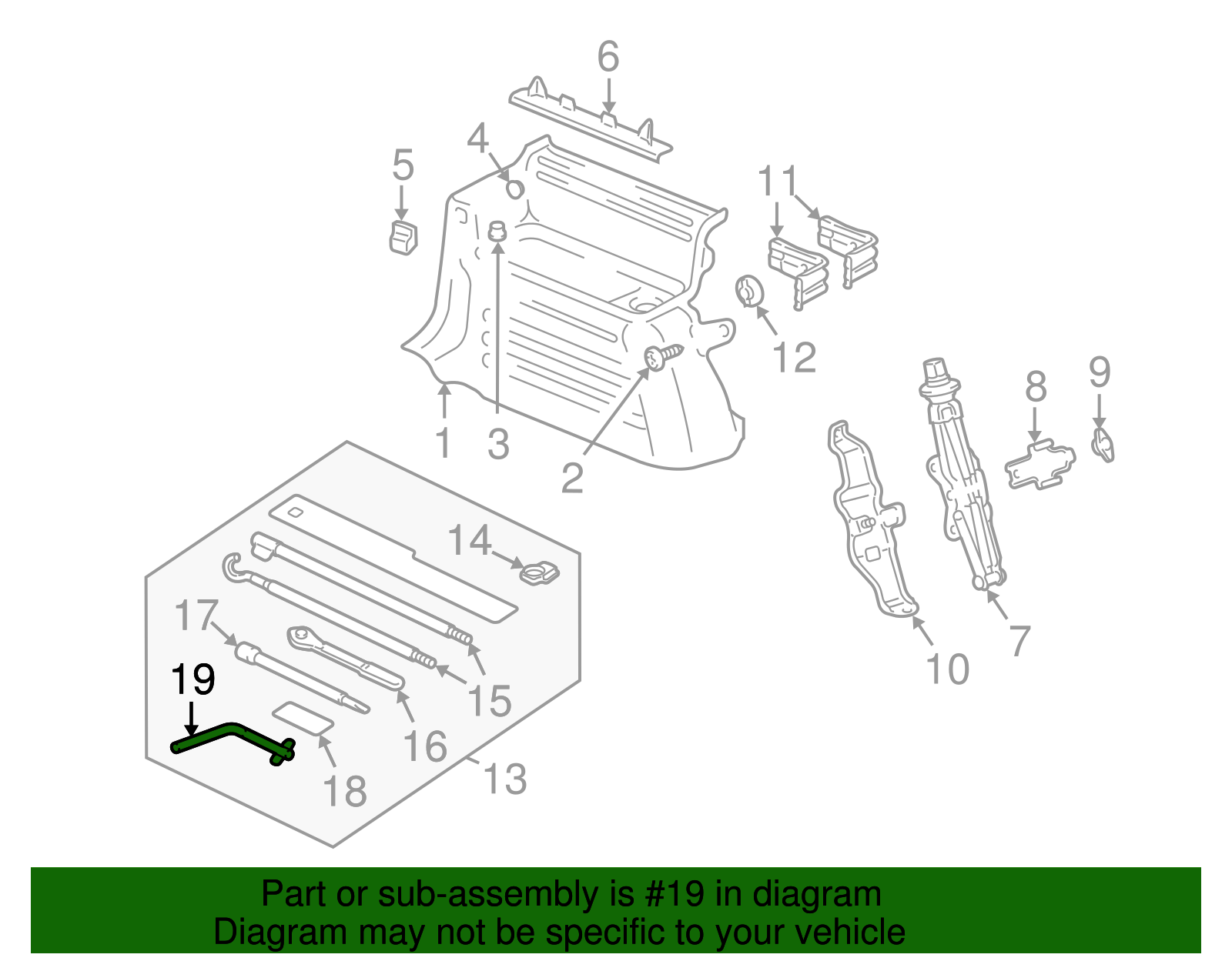 Pull Winch Mount Bar Retainer Pin - GM (15059236)