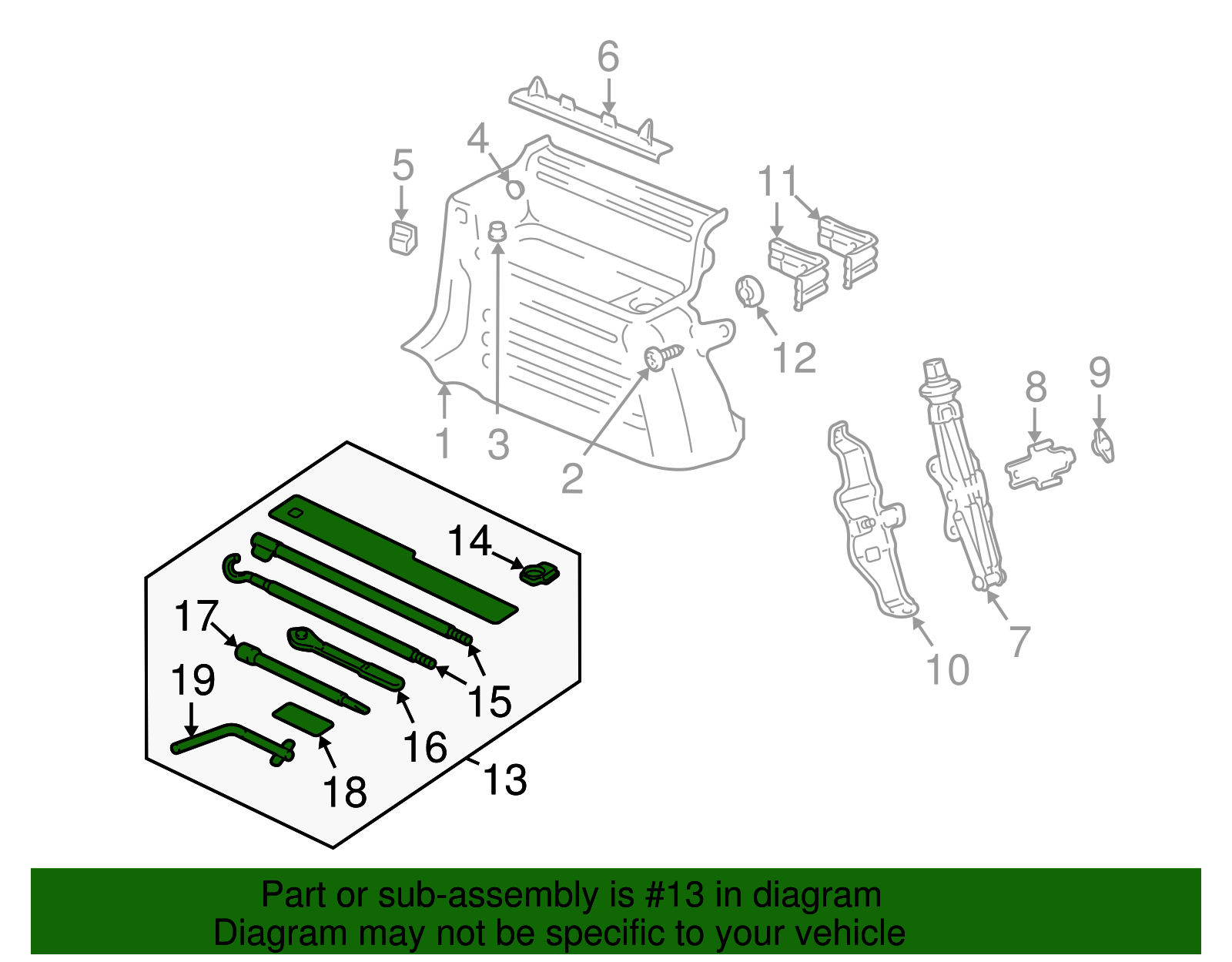 Bag Assembly-Acsry Tool Kit (15896239)