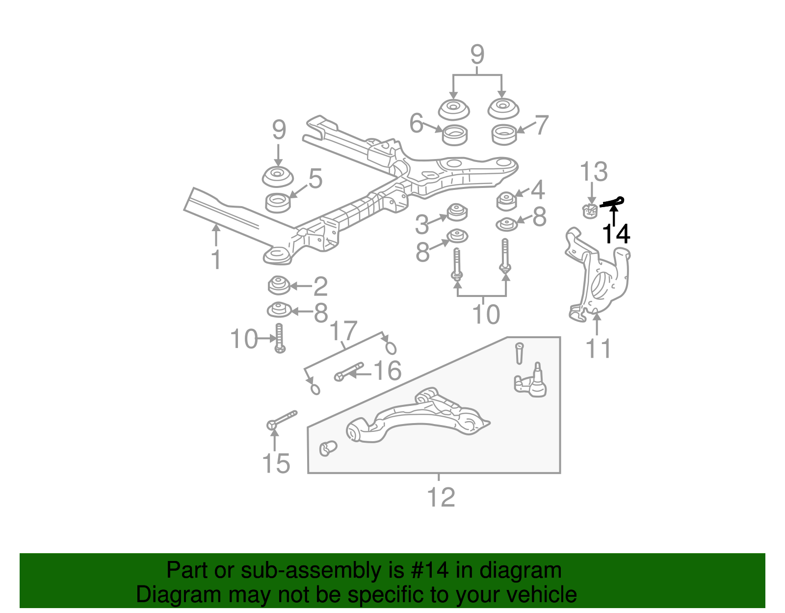 Lower Control Arm Cotter Pin - GM (11076431)