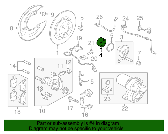 2012-2022 Land Rover Bearing LR122585 | OEM Parts Online