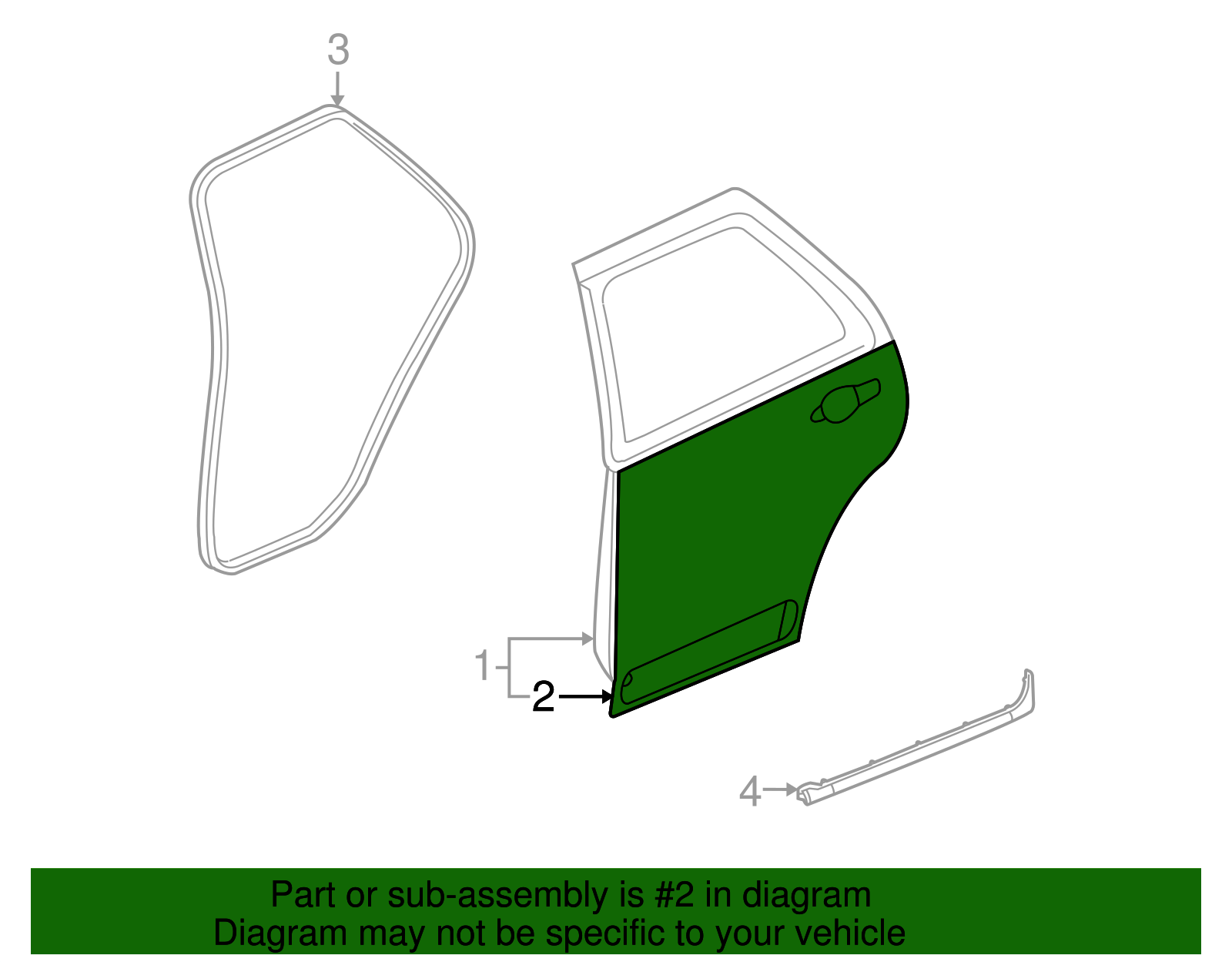 F Panel - Cadillac (89025812)