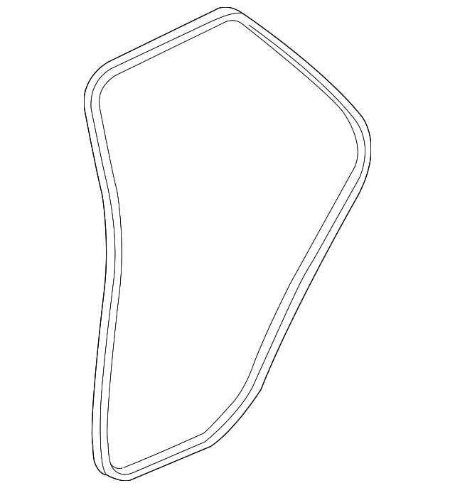 Weatherstrip Assembly, Rear S/D                 *Neutral - Cadillac (89039945)