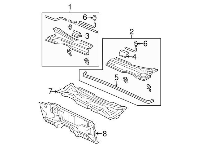 76810-SEA-A01 - Washer Nozzle 2006-2008 Acura TSX | AutoNation Parts