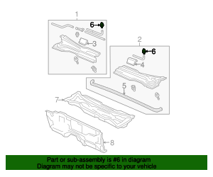76810-SEA-A01 - Washer Nozzle 2006-2008 Acura TSX | AutoNation Parts