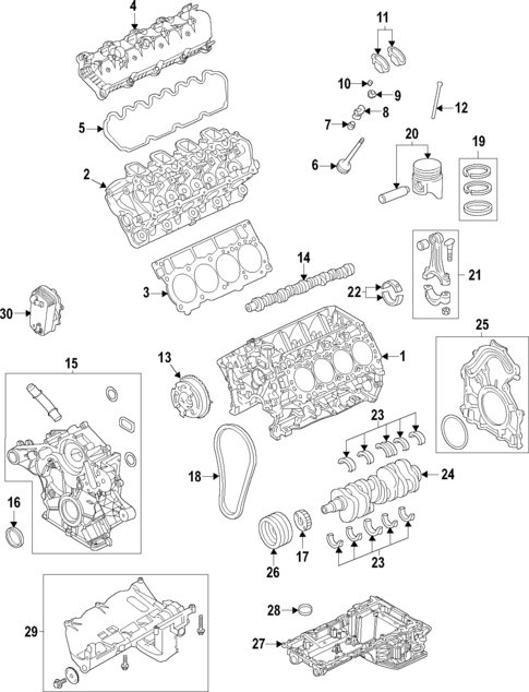 Engine for 2022 Ford F-250 Super Duty #0