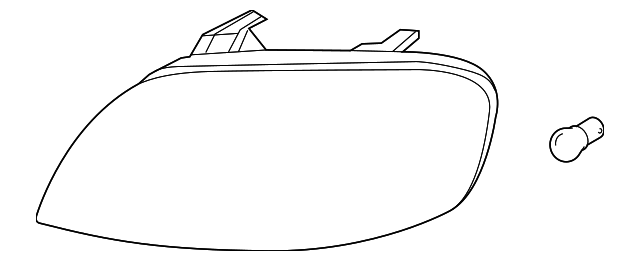 Passenger Side Headlamp - GM (96859972)