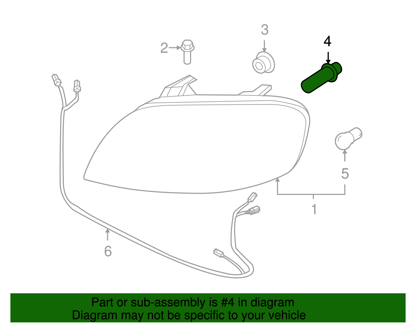 Headlamp Bulb - GM (94535548)