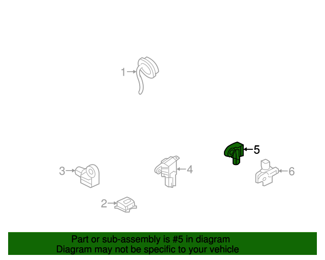 20142023 Ford Air Bag Impact Sensor FR3Z14B004A