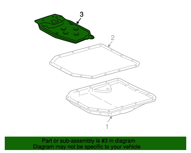 3533012040 Transmission Filter 20032008 Toyota OEM Genuine