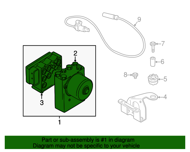 34516756287 19972002 BMW ABS Pump Assembly (34516756287) BMW of South Atlanta Parts