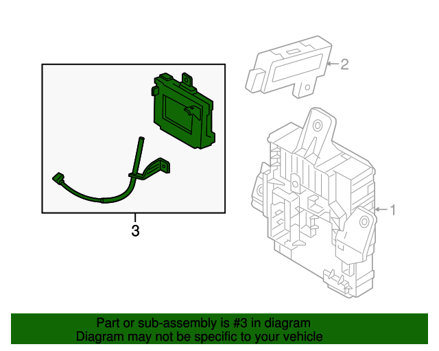 Genuine Hyundai 95400-1E616 Brake Control Module and Receiver Unit Assembly Genuine Hyundai 95400-1E616 Brake Control Module and Receiver Unit Assembly