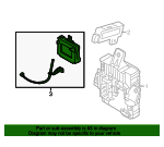 Genuine Hyundai 95400-1E616 Brake Control Module and Receiver Unit Assembly Genuine Hyundai 95400-1E616 Brake Control Module and Receiver Unit Assembly