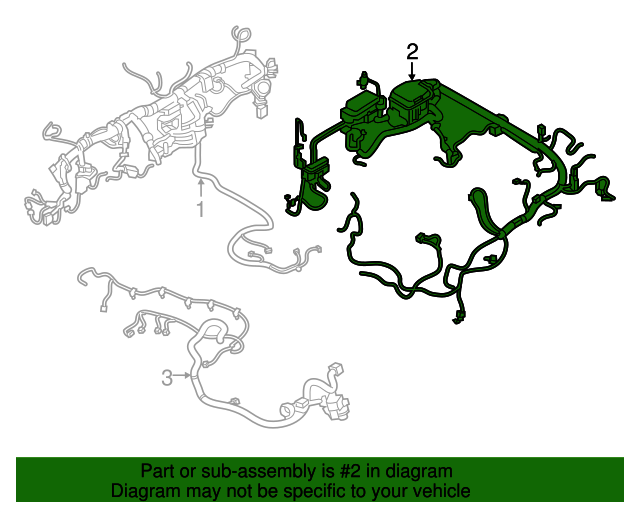 20162017 Nissan TITAN XD Wire Harness 24012EZ82A Nissan Parts Plus